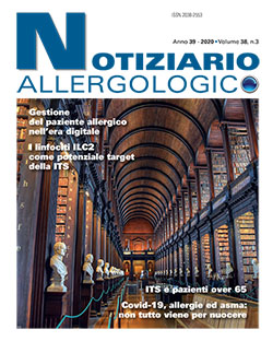 notiziario allergologico volume 38 n 3