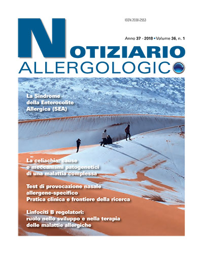 Notiziario Allergologico volume 36 n. 1