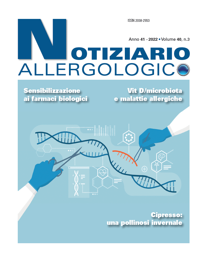 Notiziario Allergologico volume 40 n.3
