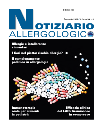 Notiziario Allergologico volume 39 n.3