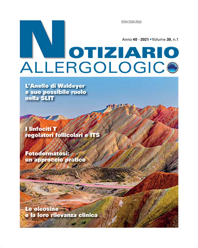 Notiziario Allergologico volume 39 n.1